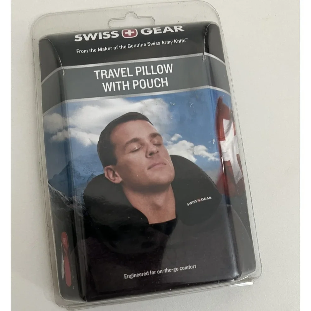 Swiss‎ Gear Travel Pillow with Pouch - BRAND NEW IN PACKAGING